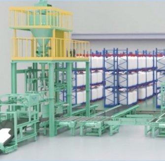 全自动吨袋包装机自动上袋全过程工作原理